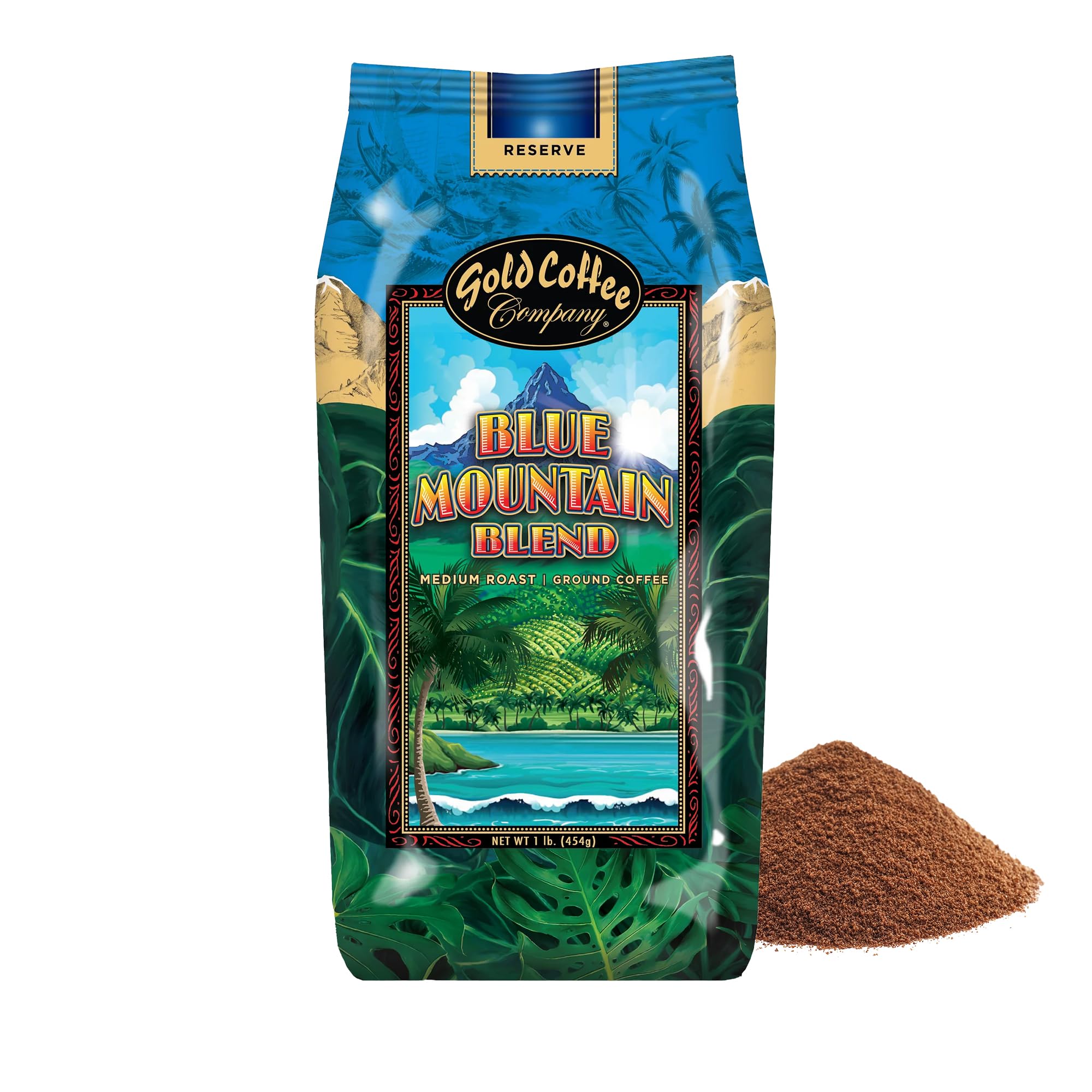 Amazon.com : Gold Coffee Co. Blue Mountain Blend - Medium Roast